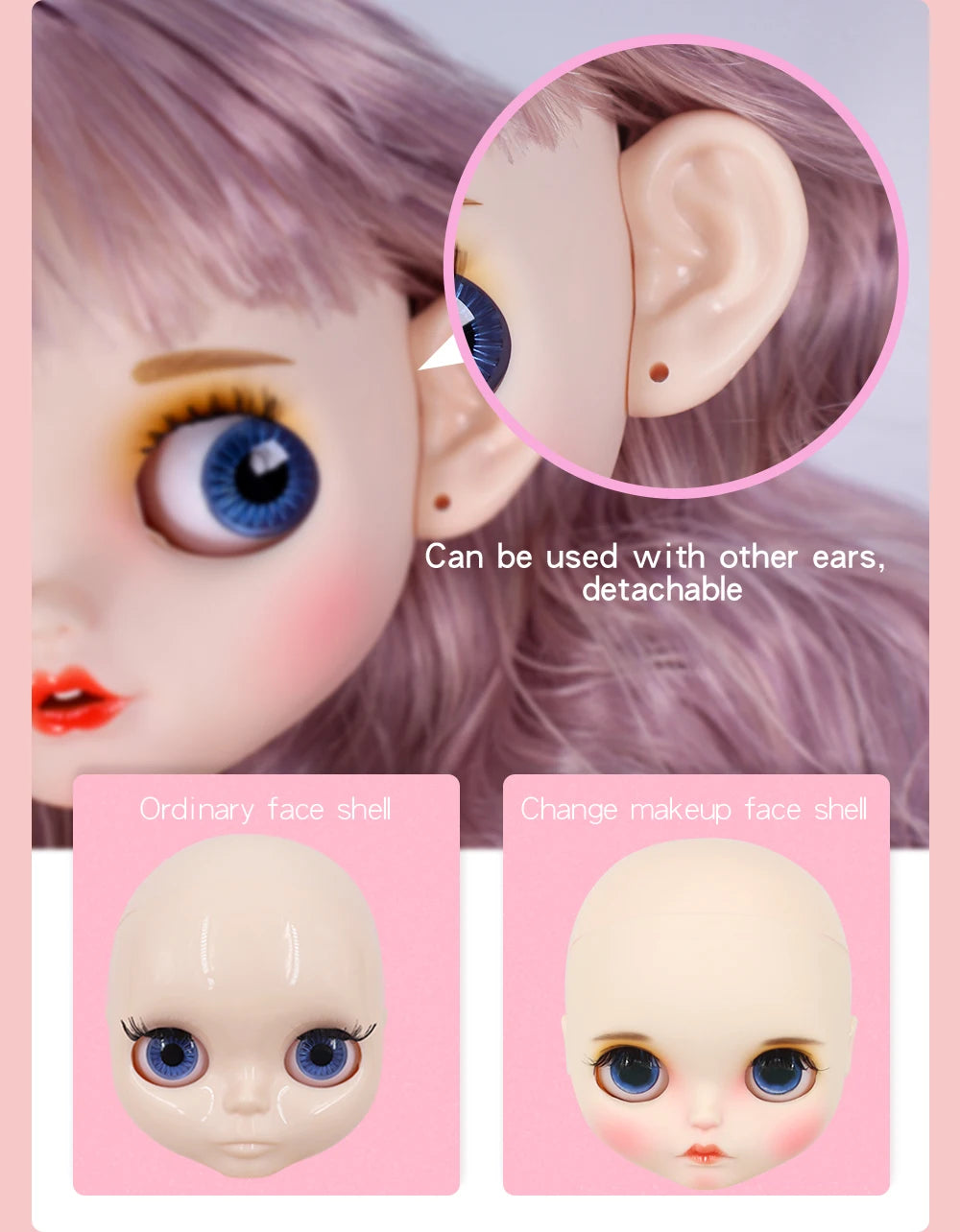 ICY DBS Blyth Doll 1/6 BJD Anime Doll Joint Body White Skin Matte Face Special Combo 30cm TOY