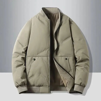 Men's Casual Zip-Up Baseball Jacket