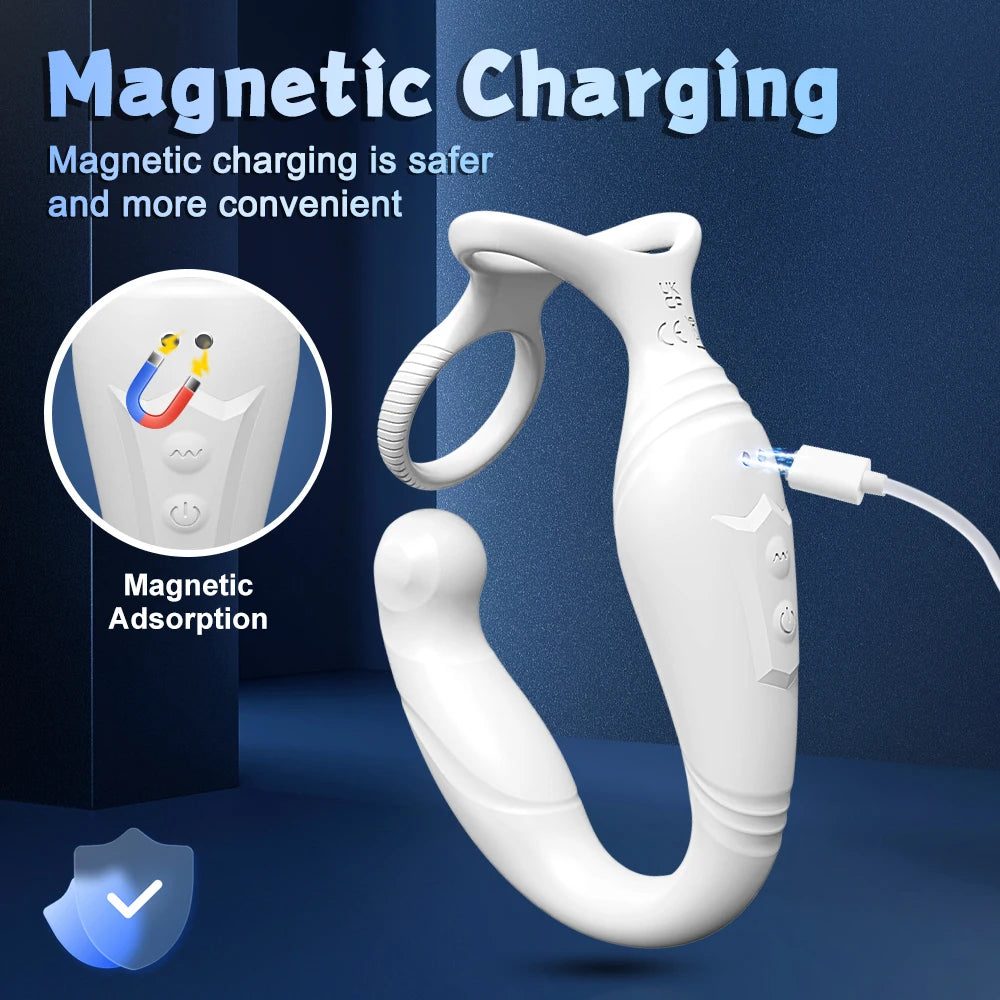 Remote-Control Rotating Prostate Massager
