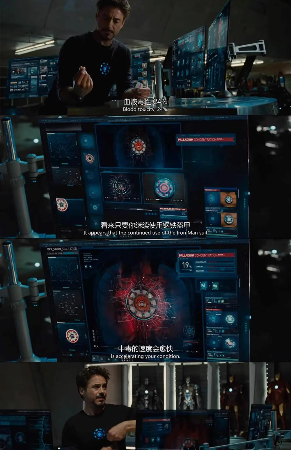 Iron Man Arc Reactor MK3 Generations Tony Stark Hcmy Edition stark industries Figure Led Light Palladium Element Chest Lamp