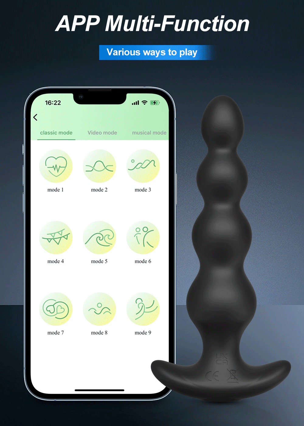 App-Controlled Vibrating Anal Beads