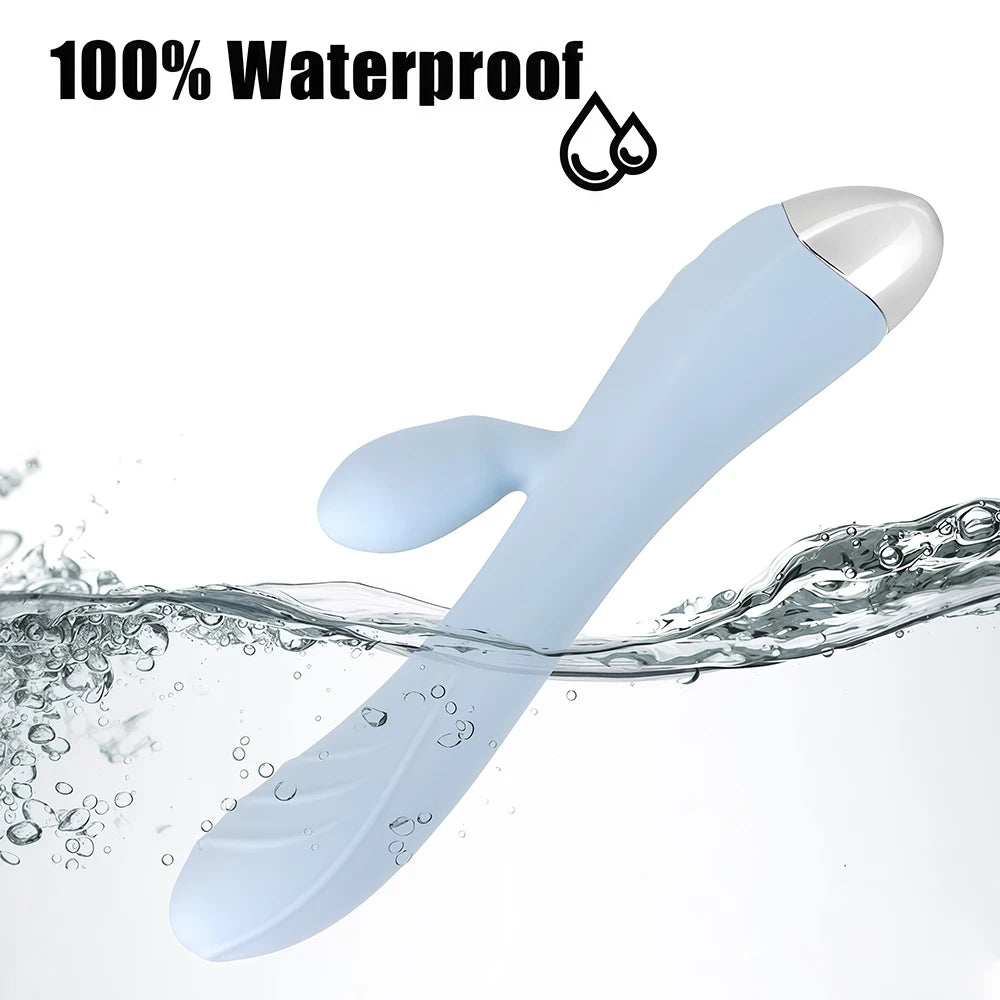 Powerful Rabbit Vibrator Dildo Dual Vibration G Spot Clitoris Stimulation Masturbators Vaginal Massager Adult for Women Sex Toys