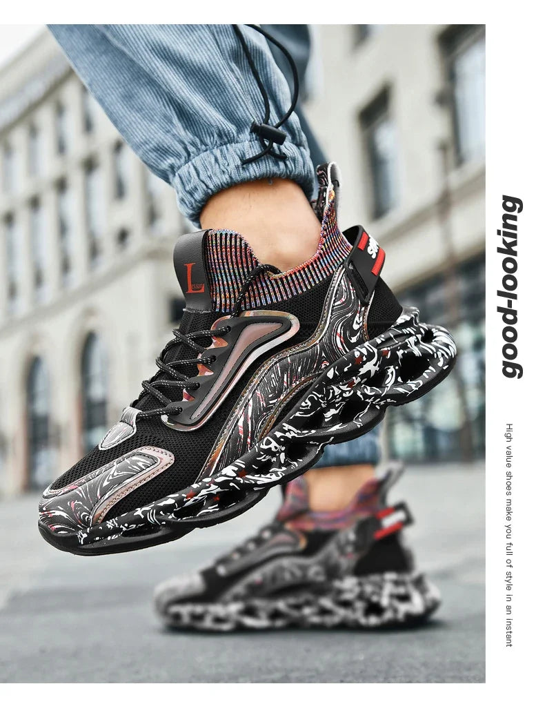 Men Running Shoes Sports Breathable Marathon Comfortable Lightweight Women's Athletic Speciality Nonskid Sneakers