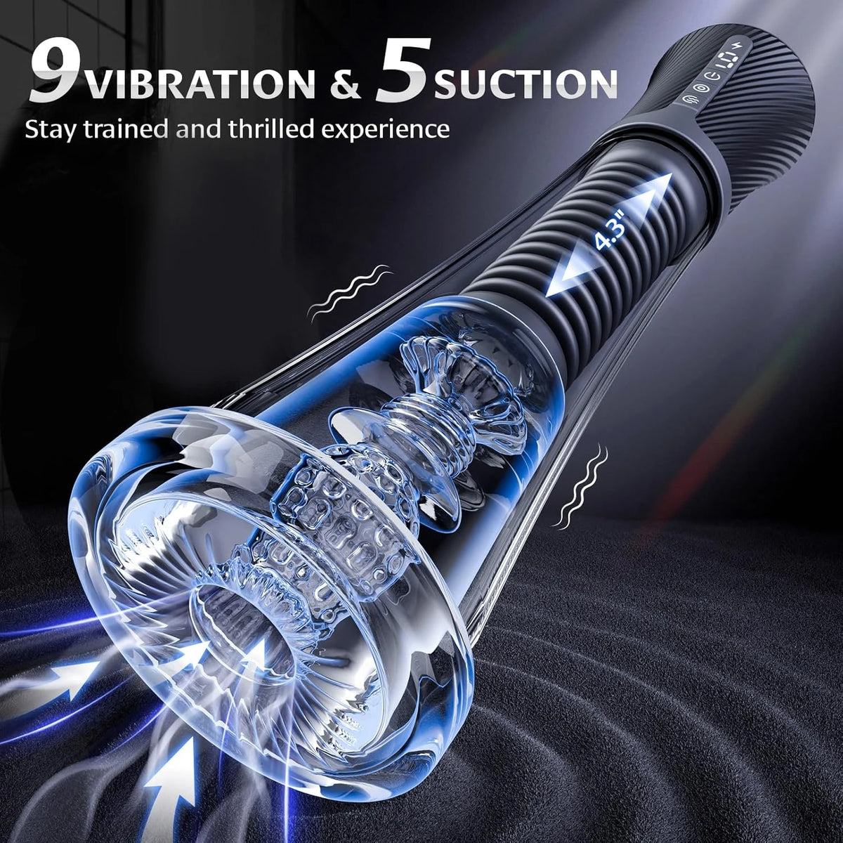 Vibrating Suction Stroker for Men
