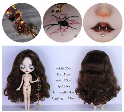 ICY DBS Blyth 1/6 doll hand-painted set double eyelids long eyelashes sleepy eyes doll set SD