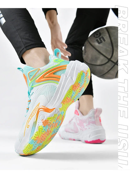 Men Basketball Shoes Women Unisex Unisex Outdoor Non-slip Trainer Light High Quality Athletic Sneakers Breathable Sports Shoes