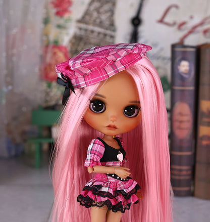 ICY DBS Blyth 1/6 Doll Set tan Skin Long Eyelashes Sleepy Eyes BJD Doll Set SD