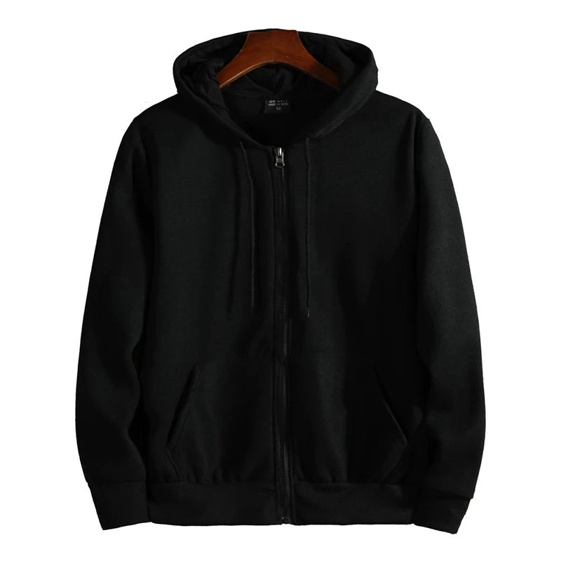 Men's Casual Zip-Up Hoodie