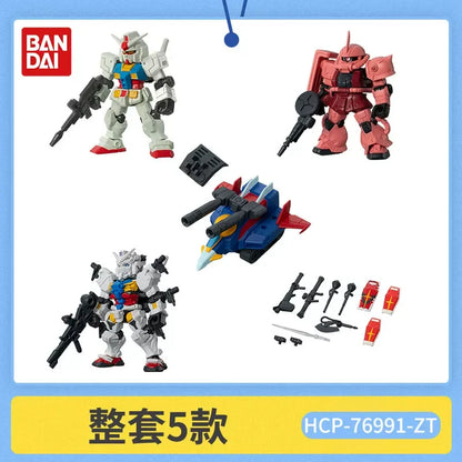 Bandai Gashapon Mobile Suit Ensemble (MSE) Gundam RX-78-2 Strike Hi-Nu Wing Astray ZZ Barbatos Assemble Model Kit Toy