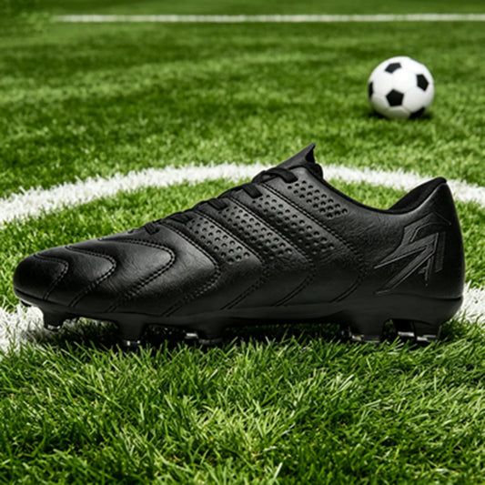 Classic Style AG FG football shoes PU Fabric Ventilated Upper TPU Wearproof Outsole Unisex Kids Outdoor Football Shoes
