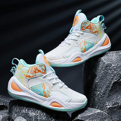Men Basketball Shoes Trainer Unisex Breathable Athletic Sneakers Light Non-slip High Quality Unisex Outdoor Women Sports Shoes