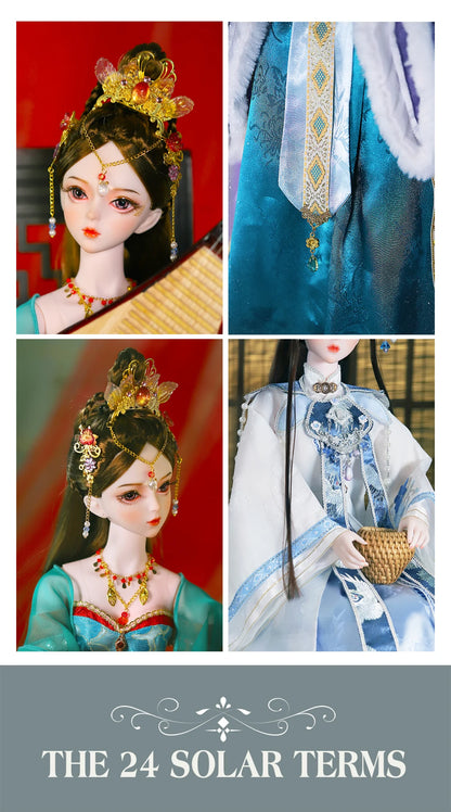 DBS 1/3 BJD toy Dream Fairy Season Series mechanical joint Body hand-painted makeup high quality 60cm collection doll sd