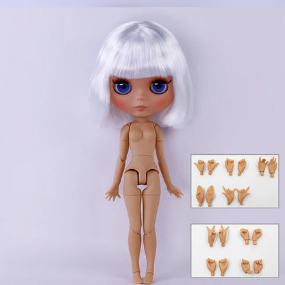 ICY DBS Blyth Doll BJD Joint Body tan Skin Matte Face New face Set Doll 1/6 30cm Gift Anime SD