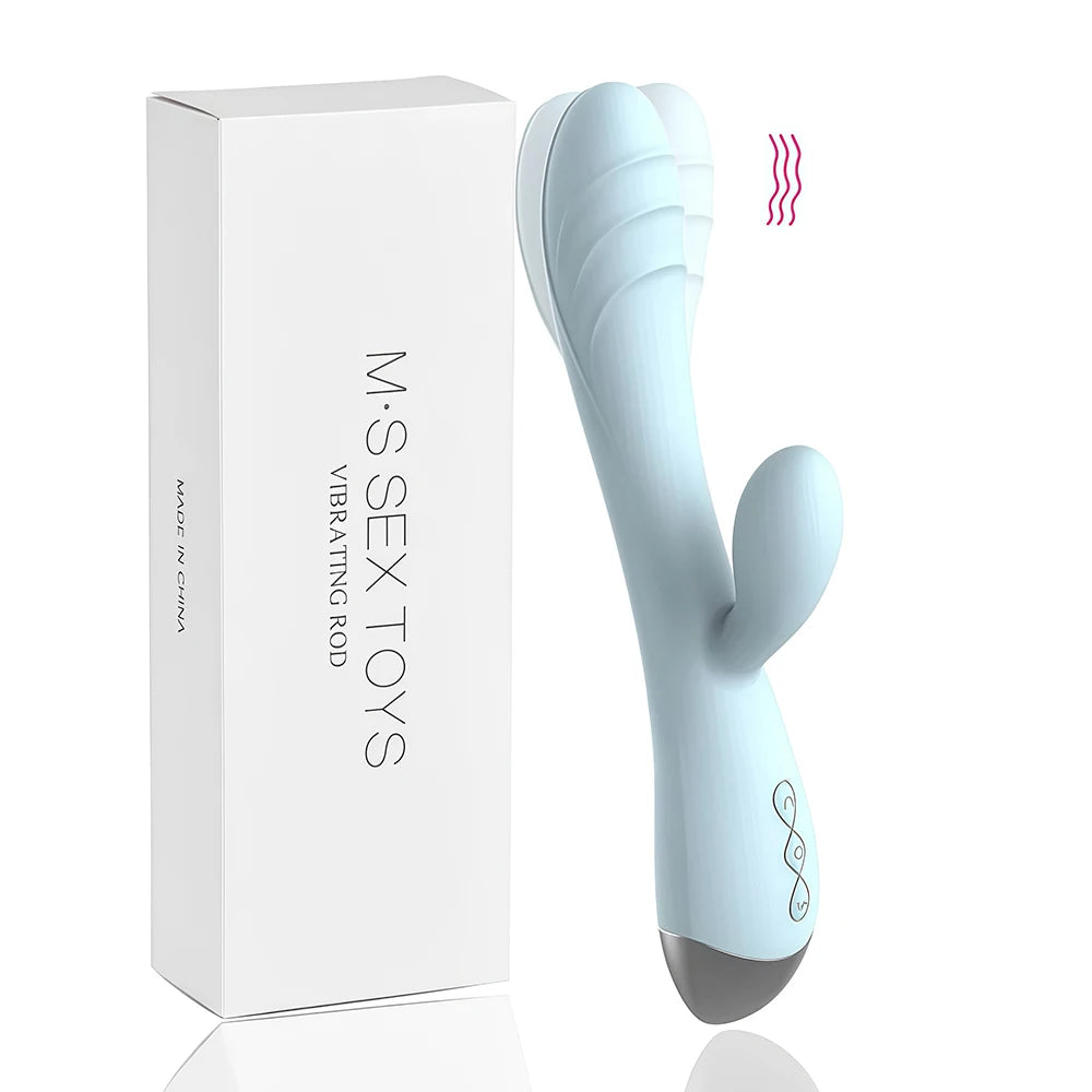 Powerful Rabbit Vibrator Dildo Dual Vibration G Spot Clitoris Stimulation Masturbators Vaginal Massager Adult for Women Sex Toys