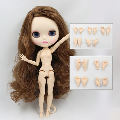 ICY DBS blyth doll 1/6 joint body white skin toy customized doll 30cm bjd random eyes colors anime toy girls gift