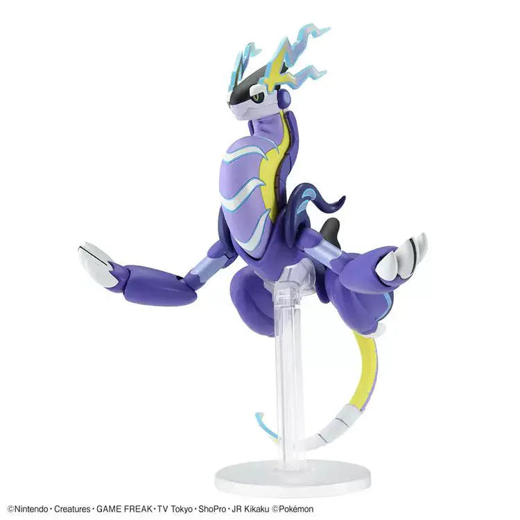 Bandai Original In Stock POKEMON Miraidon Mega Rayquaza Dragonite Charizard Anime Action Figures Assembly Model Ornaments