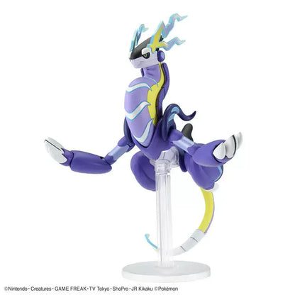 Bandai Original In Stock POKEMON Miraidon Mega Rayquaza Dragonite Charizard Anime Action Figures Assembly Model Ornaments