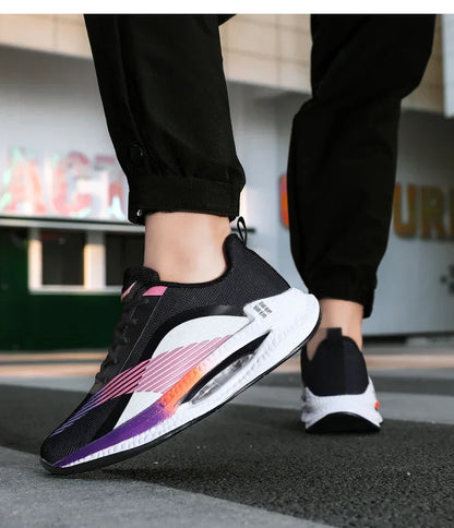 Men's Breathable Cushioned Running Sneakers