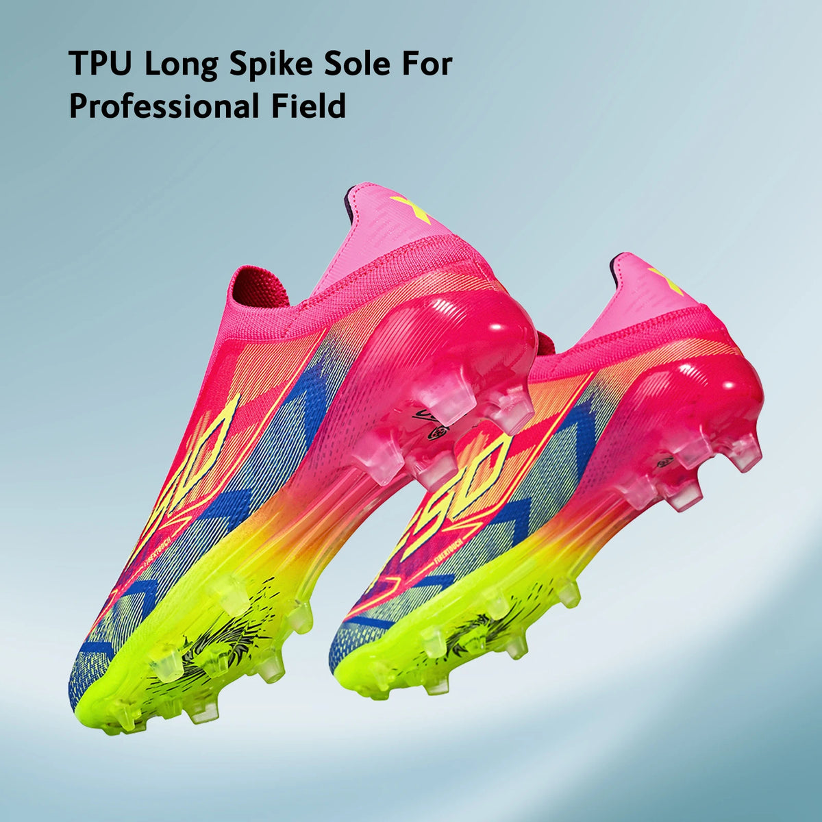 Ultra Light AG FG Football Shoes Sweat-proof PU Fabric Wear-resistant TPU Sole Snug Fit Unisex Natural Grass Practice Sneakers
