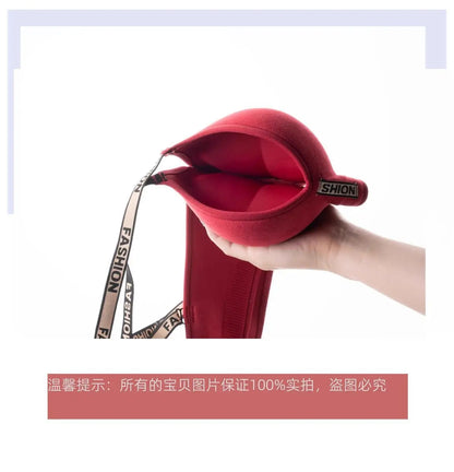 New Red Smooth Push Up Bra for Small Chest, Thickened Seamless Lift, Wireless T-Shirt Bra for A/B Cup