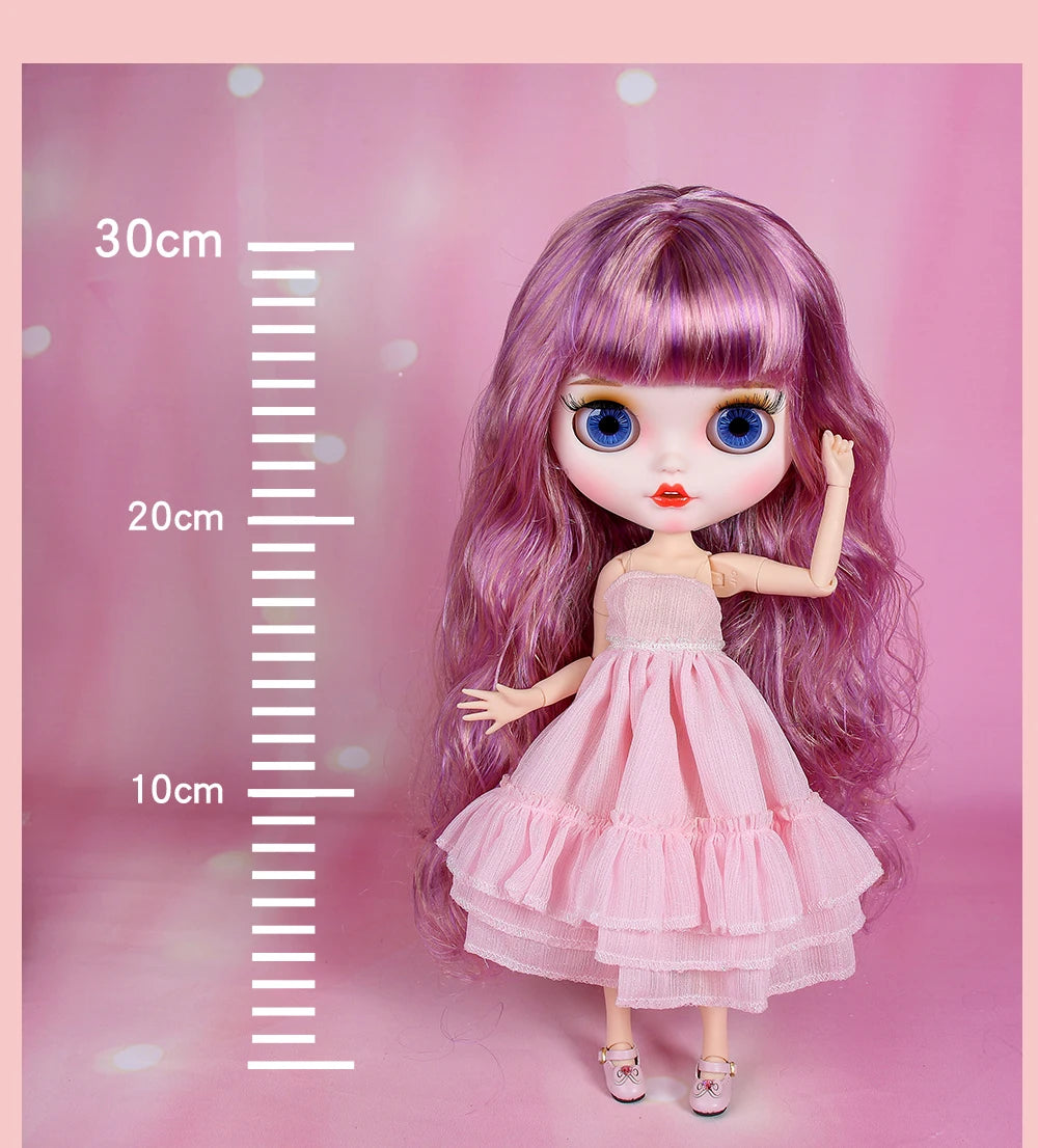 ICY DBS Blyth Doll 1/6 BJD Anime Doll Joint Body White Skin Matte Face Special Combo 30cm TOY