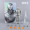 ZD Toys Iron Man Action Figure Joint Movable MK1 MK3 MK6 MK7 MK42 MK45 MK50 MK85 MK17 MK33 MK39 Adult Collection Figure Gift