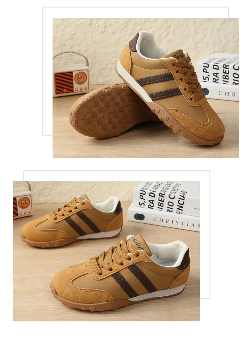 Adidas Women's Retro Sport Shoes Comfortable Flat Bottom Casual Shoes Soft Sole Unisex Spring Summer New Style Dequn Shoes