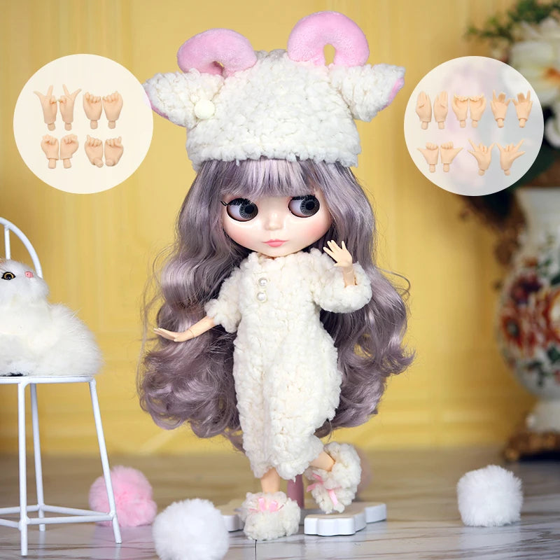 ICY DBS Blyth doll 1/6 Anime Doll joint body white Skin glossy face Special Combo with clothes, shoes and hands 30cm BJD TOY
