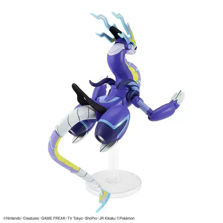Bandai Original In Stock POKEMON Miraidon Mega Rayquaza Dragonite Charizard Anime Action Figures Assembly Model Ornaments