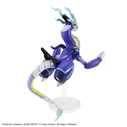 Bandai Original In Stock POKEMON Miraidon Mega Rayquaza Dragonite Charizard Anime Action Figures Assembly Model Ornaments