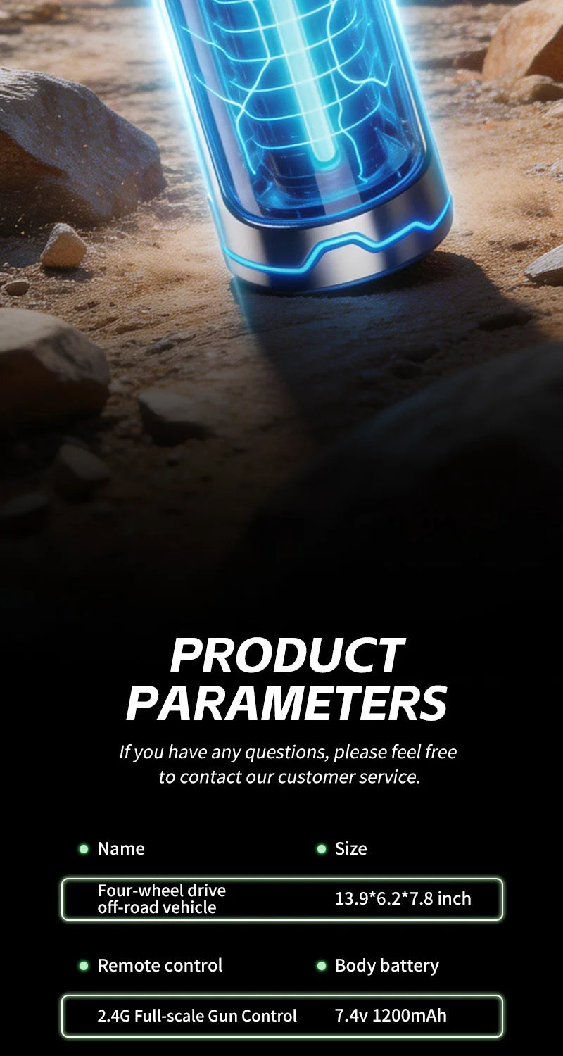 KF90 1:12 2.4G RC Car With Lights 4WD 60Mins Remote Control Climbing Car Off-Road Vehicle RTR High Speed Drift Model Toy for Kid