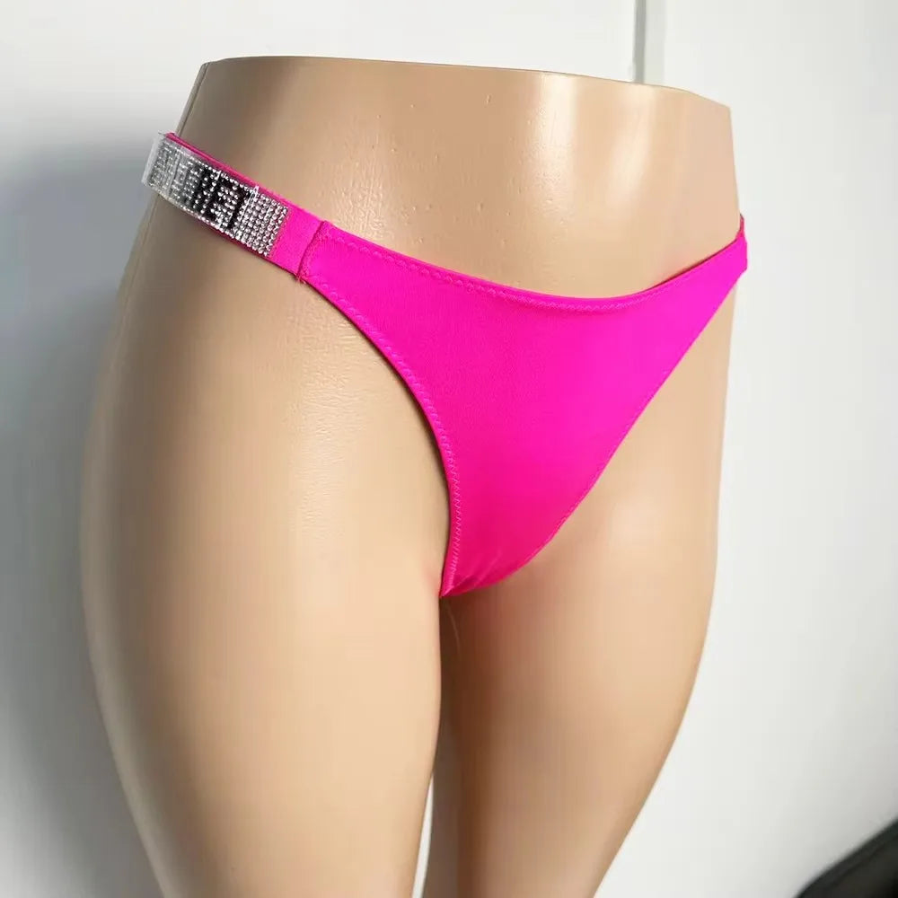 Women's Seamless Lace Thong Panties