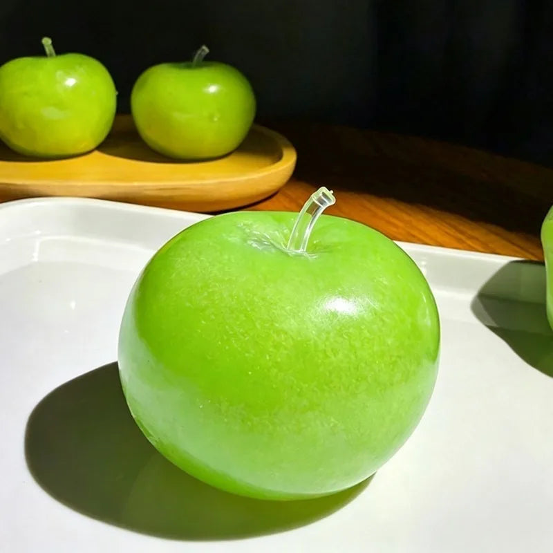 Green Apple Slushie Stress Ball Squishy Toy Crunchy Moldable Non-Bounce Sensory Fidget Toy Medium Grip Strength Training Gift
