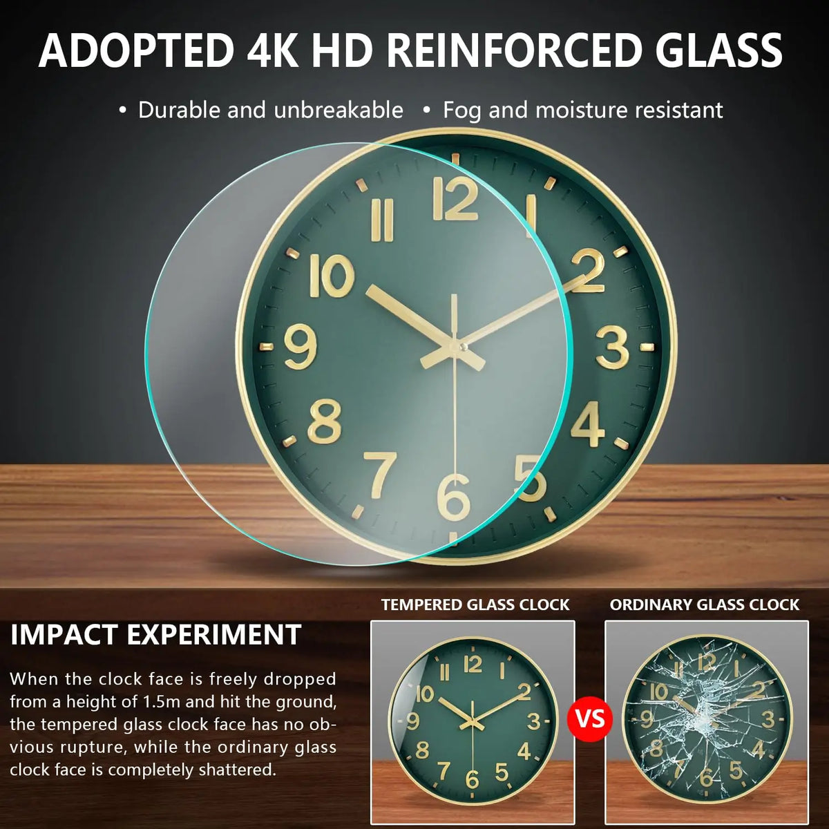 Retro Quartz Wall Clock Modern 3D Cubic Digital Silent Clock Living Room Bedroom Wall Clock Fashion Non Ticking Home Decoration