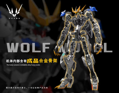 In Stock WOLF Second Batch of Repaired Version Model 1/100 MG Barbatos Wolf King GK Assembled Model Kit Movable Doll Robot