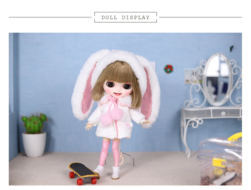 ICY DBS Blyth Doll 1/6 Clothing Joint Body Princess Dress Casual Clothing Toy Gift