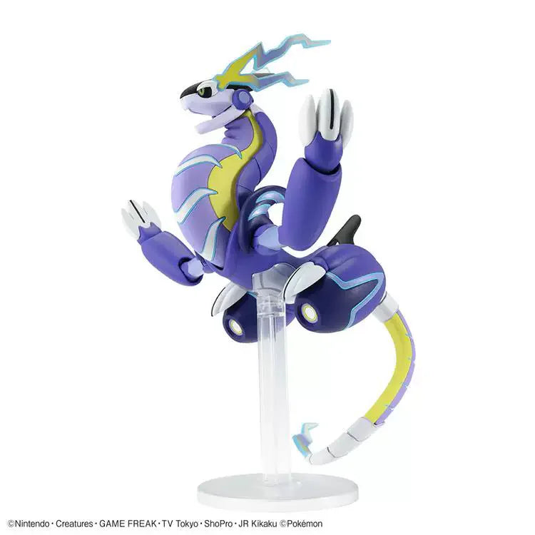 Bandai Original In Stock POKEMON Miraidon Mega Rayquaza Dragonite Charizard Anime Action Figures Assembly Model Ornaments