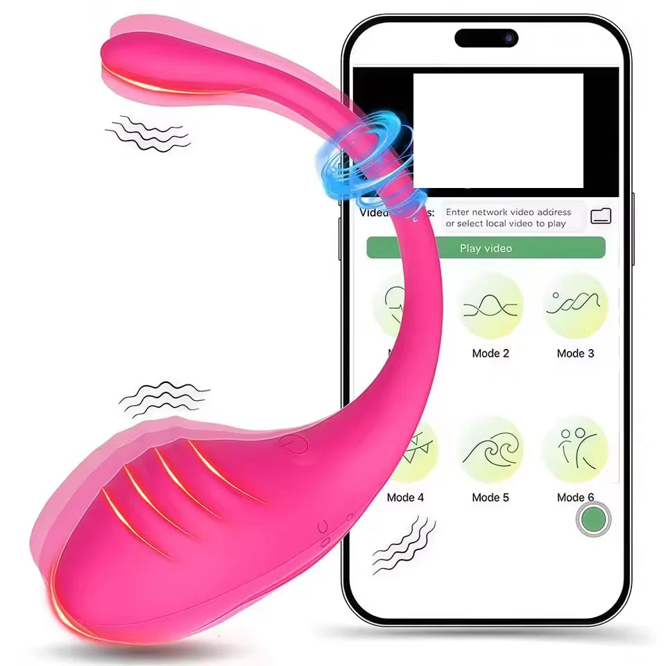 APP Controlled Vibrator Bullet Vaginal G Spot Anal Vibrating Egg Massager Wearable Stimulator Adult Sex Toys for Women Couples