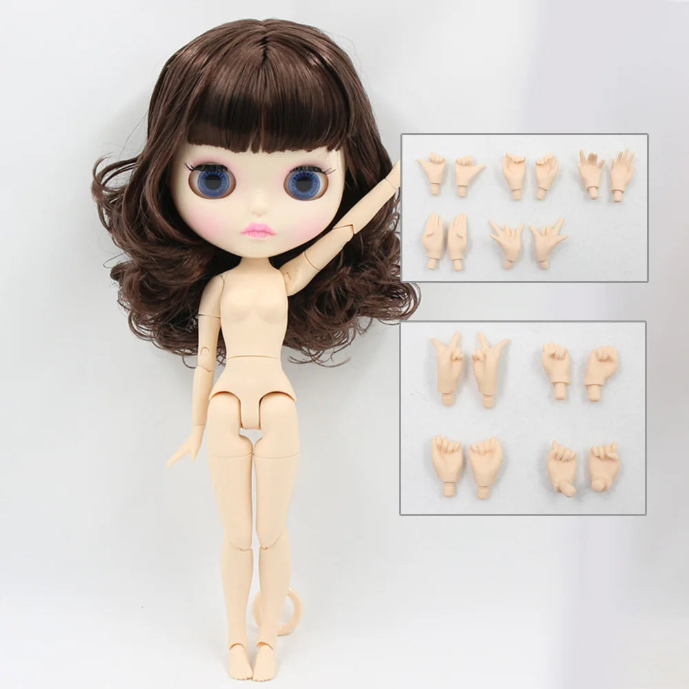 ICY DBS blyth doll 1/6 joint body white skin toy customized doll 30cm bjd random eyes colors anime toy girls gift