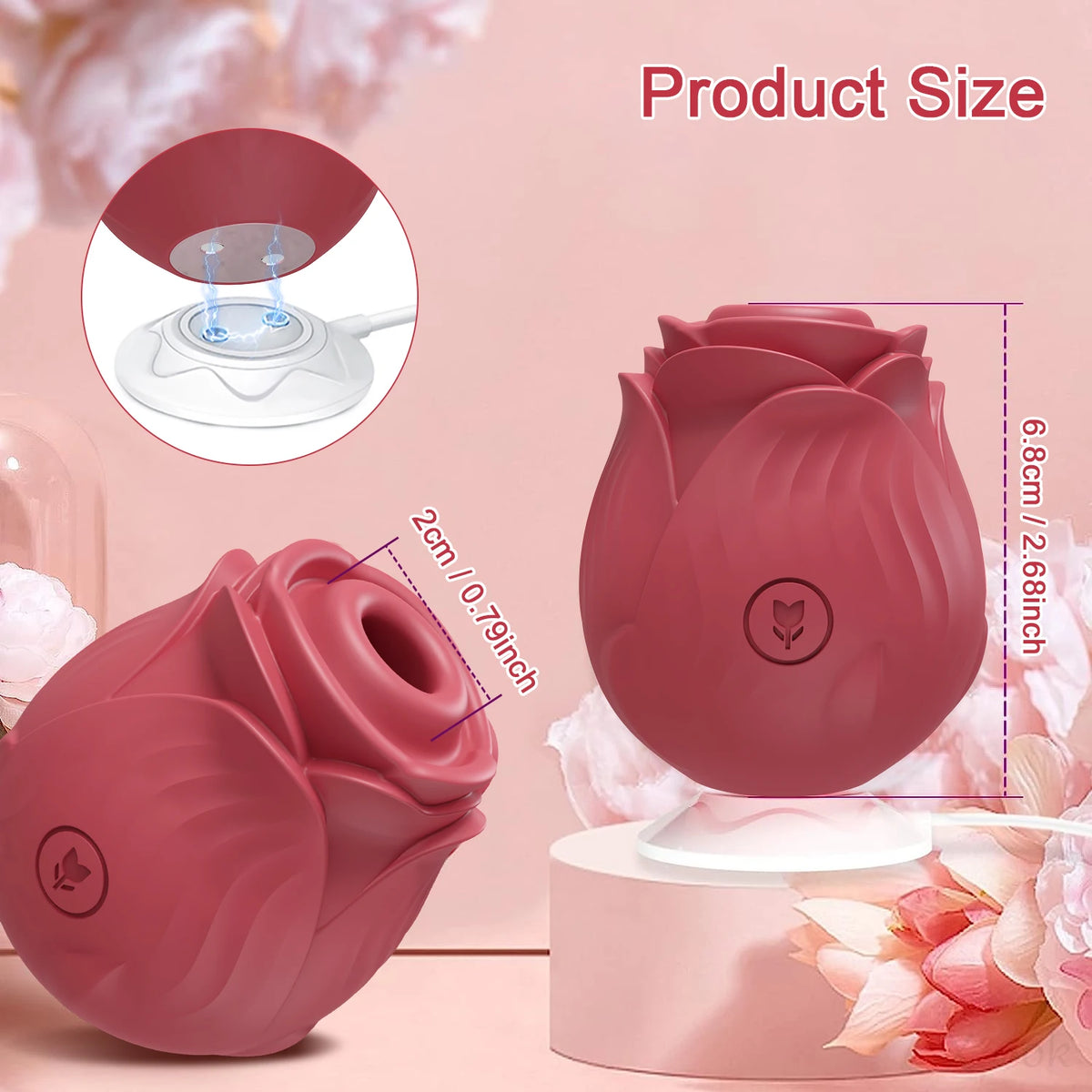 Rose Suction Personal Massager