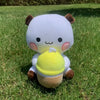 Yier Panda Bear Dolls Cute Bubu Dudu Plush Toy Lovely Cartoon Stuffed Soft Plushies Home Decoration for Girlfriend Gift