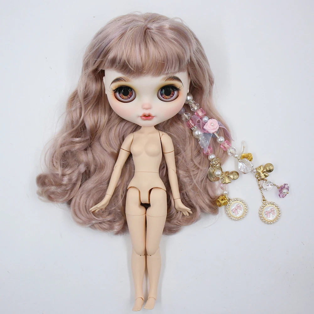 ICY DBS Blyth Baby Face DIY Matte Face Hand Painted Makeup Backplate and Screws