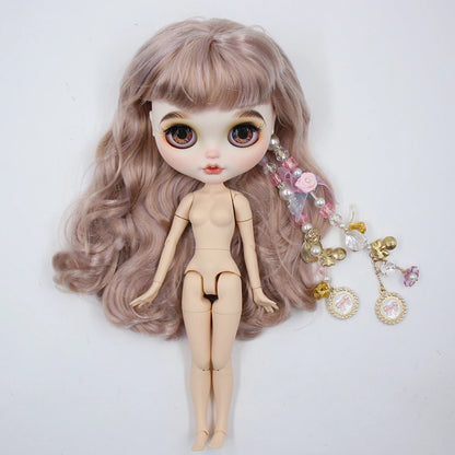 ICY DBS Blyth Baby Face DIY Matte Face Hand Painted Makeup Backplate and Screws