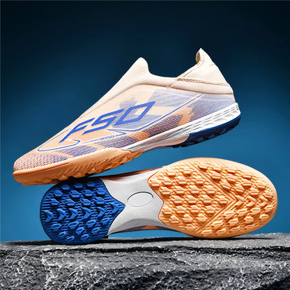 New Men's Soccer Shoes Ultralight Sport Indoor Cleats Fg Turf Grass Adult Non-Slip Non Slip Football Boots Futsal Comfortable
