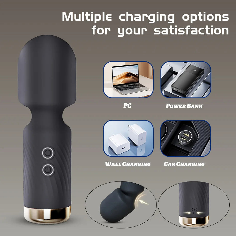 Powerful Mini Vibrator Dildos for Woman Wand for G-Spot Vibrator Women Clit Stimulator for Women Vagina Massager Adult Sex Toys