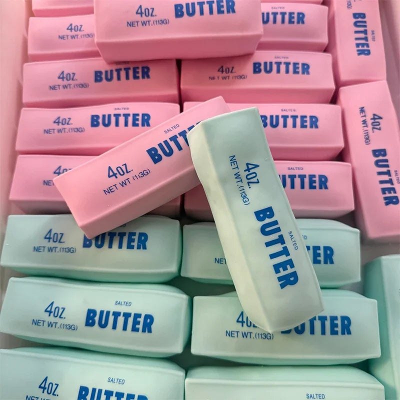 Butter Stick Squishy Stress Ball Fidget Toy Crunchy Squeeze Toy Round Blocks Filled ASMR Anti Stress Release Hand Relax Gift Toy