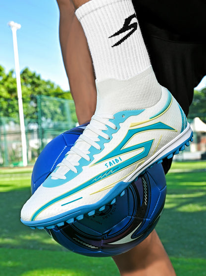 TF Turf Soccer Boots Unisex Non-Slip Wear-Resistant Breathable Lightweight Stable Grip Perfect for All Age Football Enthusiasts