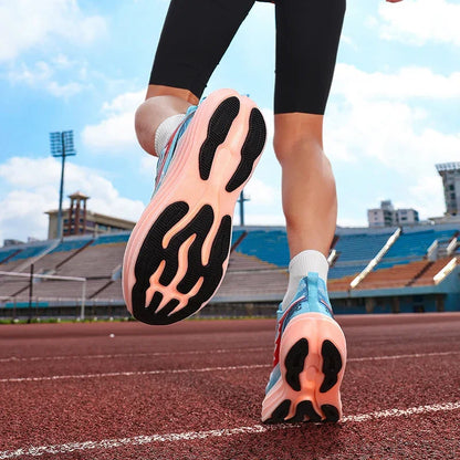 Men's Running Shoes Breathable Couple Trainer Race Luxury shoes Sneakers Mesh Outdoor Non-Slip Jogging Cushioning Off-road Shoes