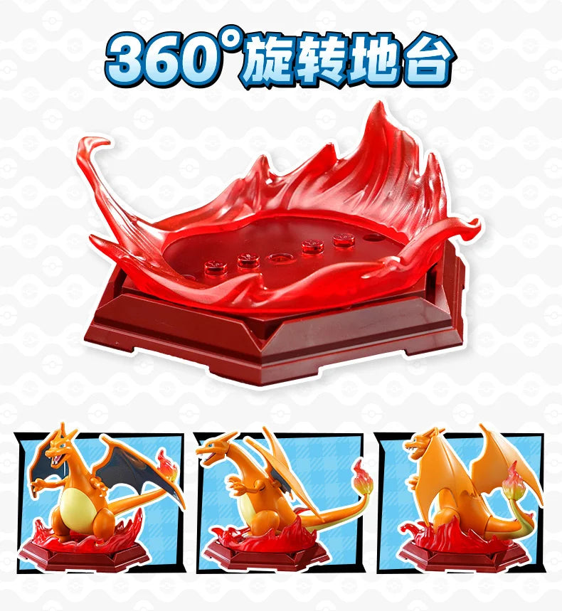 Original Pokemon Action Figure Pikachu Charizard Gengar Dragonite Gengar Movable Toy Decoration Model Children Birthday Gifts