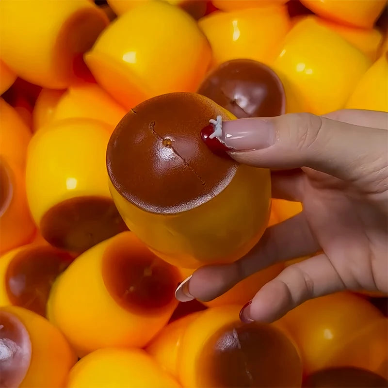 Creative Caramel Pudding Squishy Fidget Toy Building Block Filling No Rebound Squeeze Toy Adult Sensory Stress Relief Fidget Toy